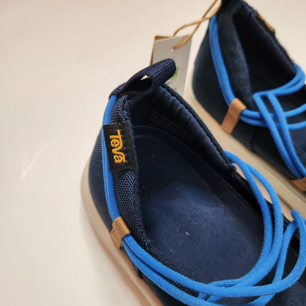 NWT Teva Black Iris & French Blue Voya Infinity Mary Jane Flats Womens Size 11 - Picture 5 of 8